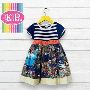 Kids Fly Too by K Pea Dress- Marsh Bird Scenery
